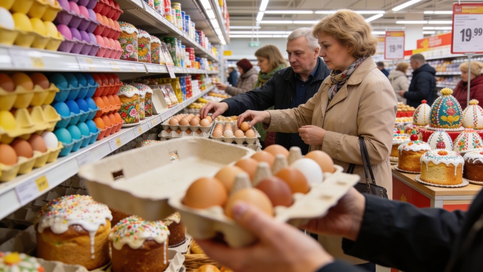 Цены на яйца и куличи в Петербурге останутся стабильными перед Пасхой