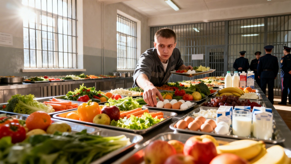 В российских колониях появятся свежие овощи и фрукты в меню