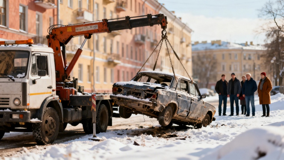 В Петербурге резко выросло число эвакуированных брошенных автомобилей