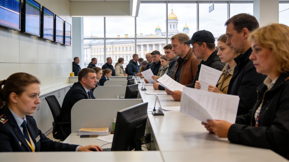В Петербурге число мигрантов снизилось на 10% за год