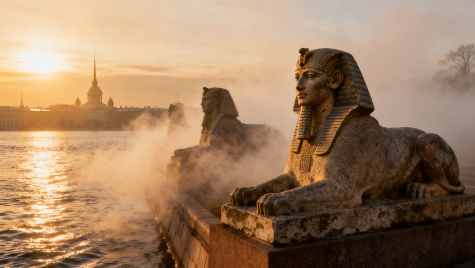 Египетские символы в Петербурге: где найти сфинксов, мумий и пирамиды