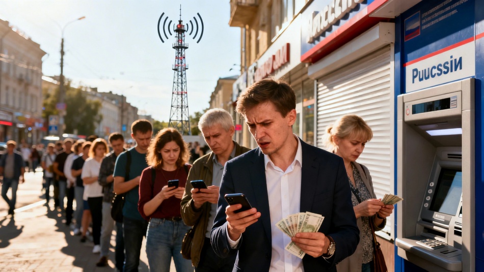 Центробанк объяснил рост наличных перебоями мобильного интернета