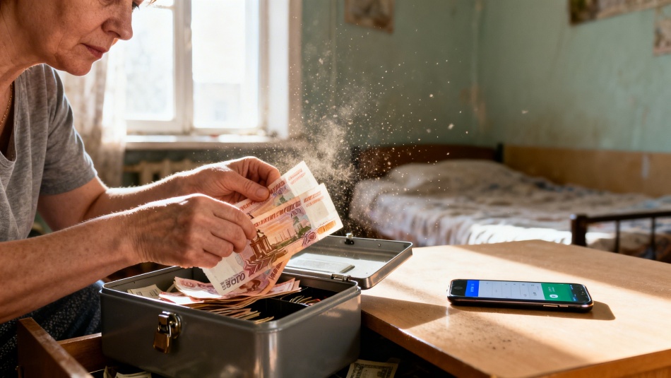 Каждый седьмой россиянин держит накопления только в наличных