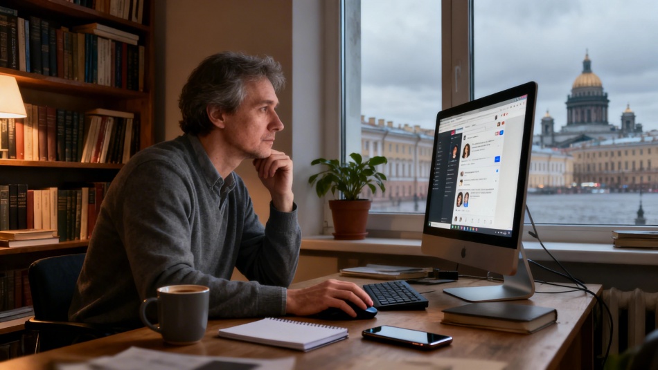 Почему жители Петербурга после 40 лет массово уходят из соцсетей