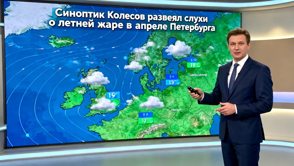 Синоптик Колесов развеял слухи о летней жаре в апреле Петербурга