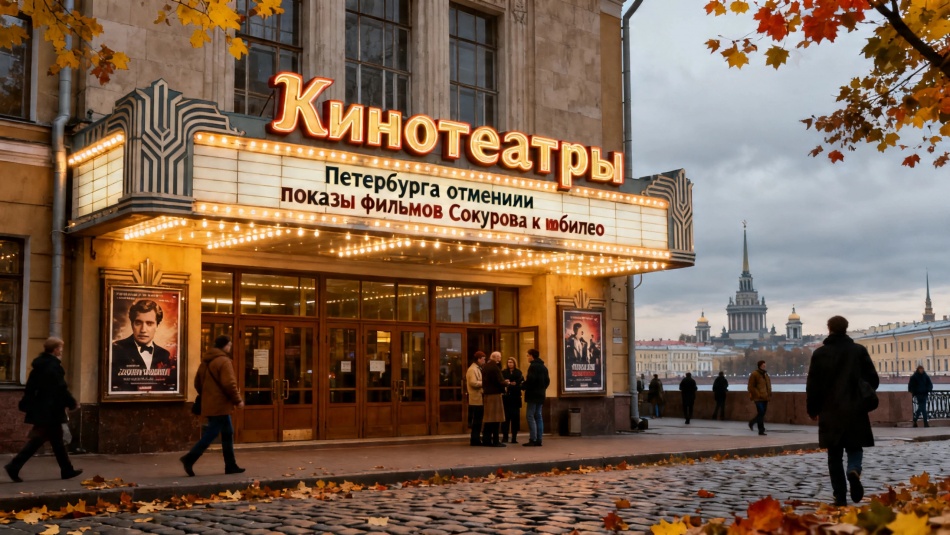 Кинотеатры Петербурга отменили показы фильмов Сокурова к юбилею