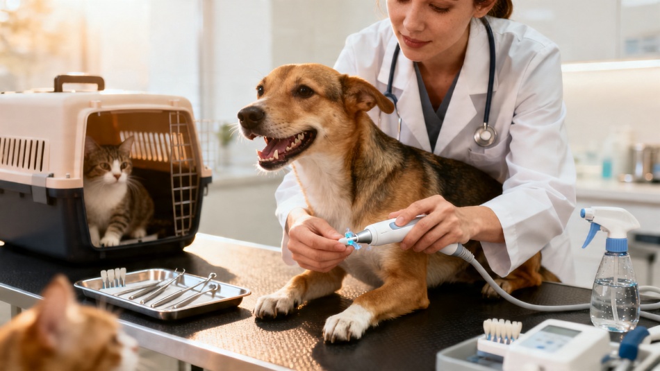 Ветеринар объяснила, почему ультразвуковая чистка зубов важна для питомцев