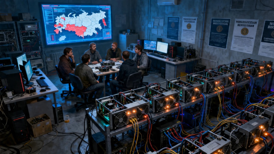 В России вводят жесткие меры против нелегального майнинга криптовалют