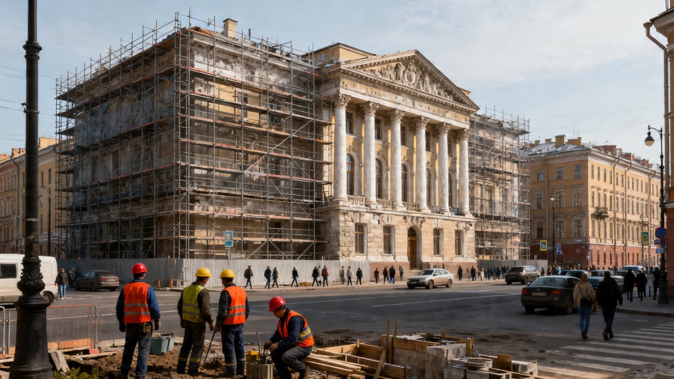 Капремонт усадьбы Демидовых стартовал в центре Петербурга