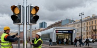 У станции «Горный институт» появятся новые светофоры за 68 млн рублей