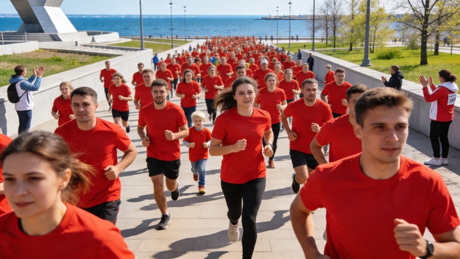 Второй донорский забег собрал 300 участников в парке 300-летия Петербурга