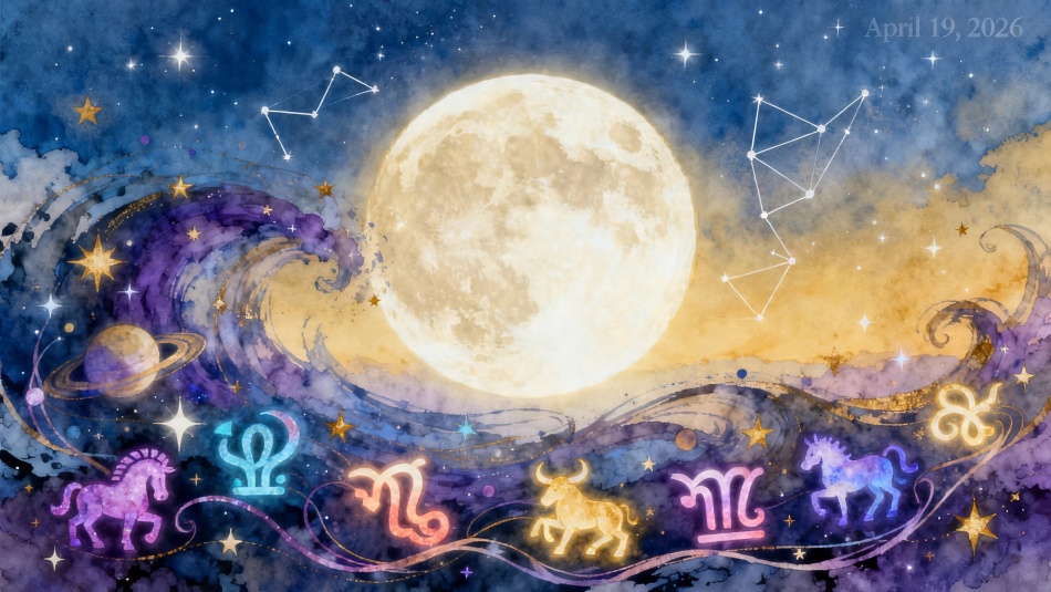 Гороскоп на 19 апреля 2026: день эмоций и новых идей для всех знаков