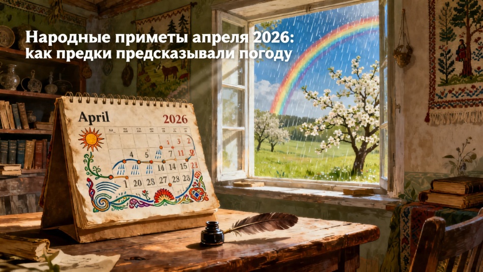 Народные приметы апреля 2026: как предки предсказывали погоду