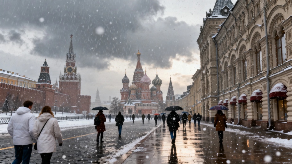 Петербург возвращается к нормальной температуре, Москву ждет снег и дождь