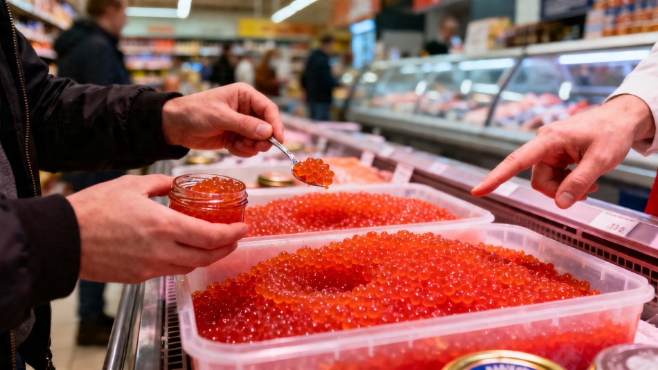 В России зафиксировано резкое снижение цен на красную икру