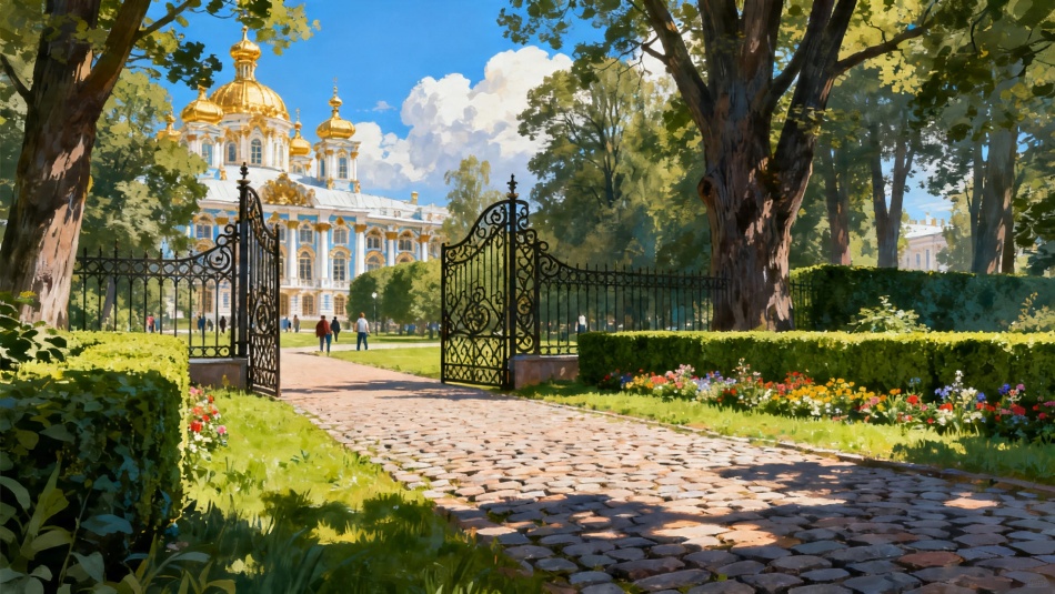 Царское Село ввел платный вход в Екатерининский парк на лето