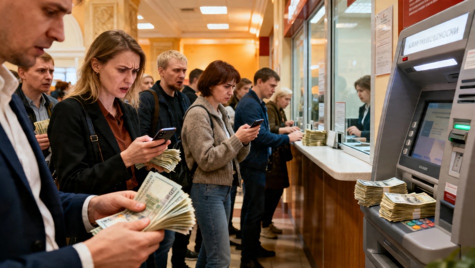 Резкий скачок наличных: россияне массово запасаются кэшем из-за перебоев