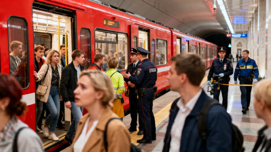 На красной ветке московского метро эвакуировали пассажиров из-за поломки поезда