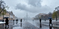 В Петербурге ожидается резкое похолодание и мокрый снег с 22 апреля