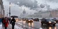 В Петербурге ожидается резкое похолодание и снегопады в конце апреля