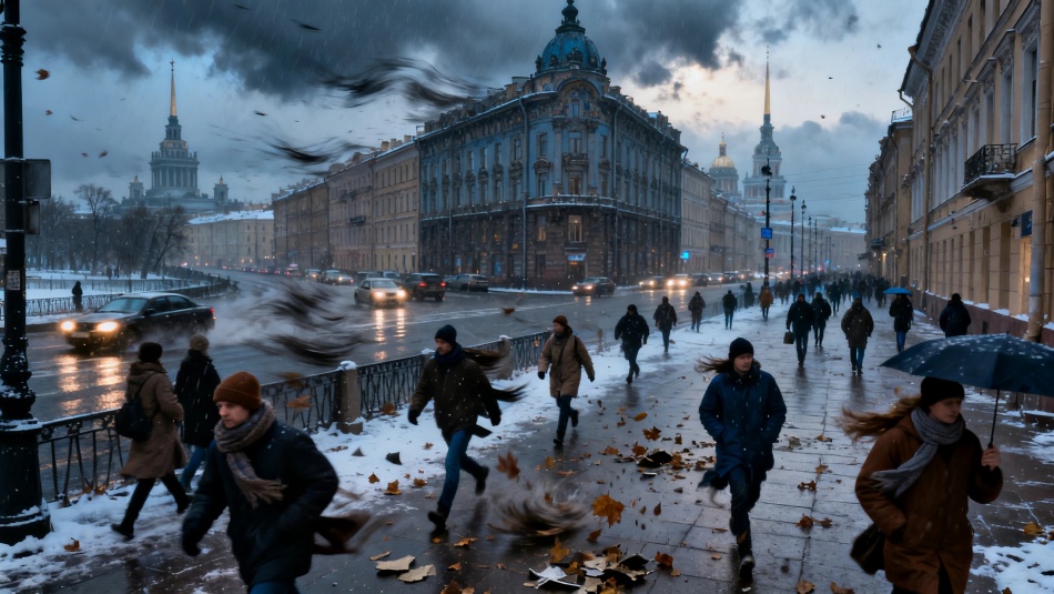 В Петербурге 22 апреля резко похолодает и усилится ветер