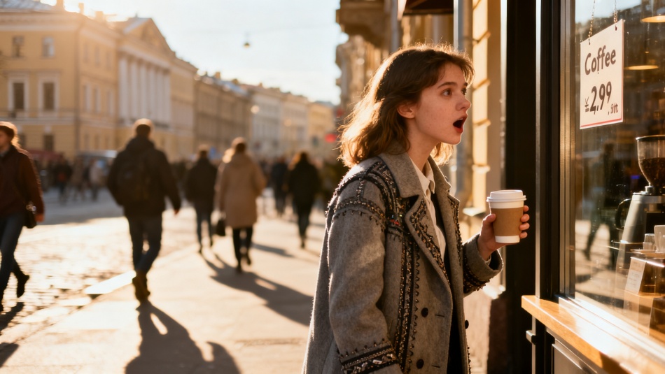 В Петербурге стоимость кофе навынос достигла рекордных 213 рублей