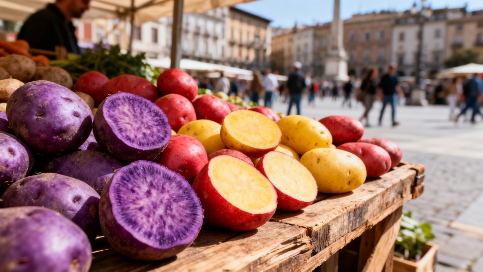 Картофель с цветной мякотью: новый тренд на рынках Европы и Беларуси
