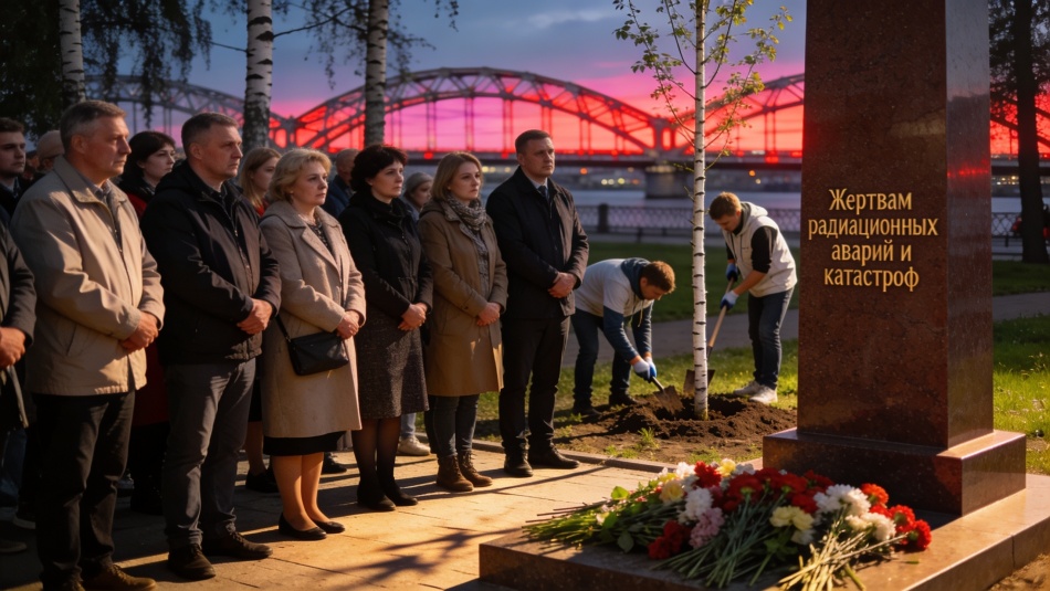 Петербург отметил 40 лет со дня катастрофы на Чернобыльской АЭС