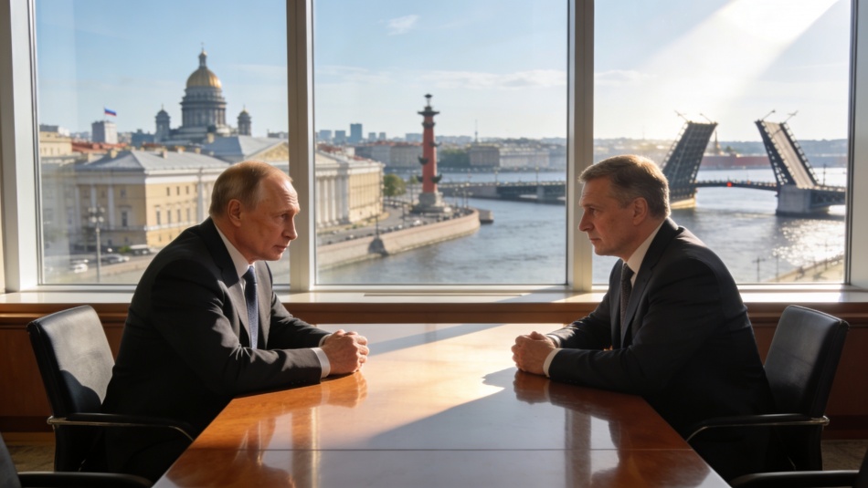 Путин назвал безработицу в Петербурге минимальной после встречи с Бегловым