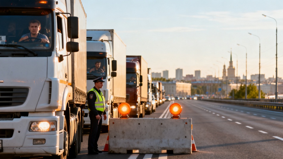 Движение грузовиков по южному КАД ограничат из-за ПМЭФ-2026