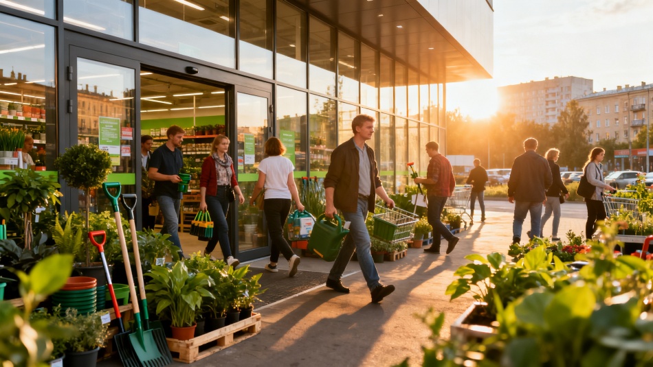 В Шушарах открылся первый магазин нового формата «Дом Лента»