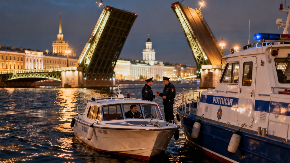 В Петербурге предложили штрафовать за ночные прогулки по рекам и каналам