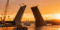 Большой Смоленский мост в Петербурге оставят разведенным на месяц