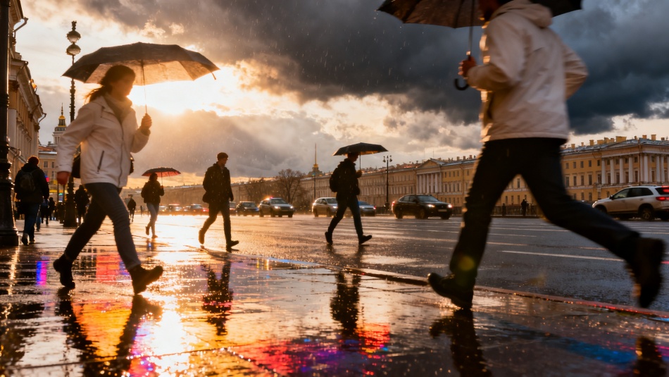 Май в Петербурге: синоптики ждут резкие перепады и дожди