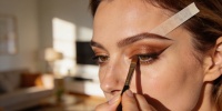 Градиентный уголок: быстрый способ создать выразительный макияж глаз с помощью скотча