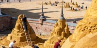 В Петропавловской крепости стартует Фестиваль песчаных скульптур с рекордным объемом песка