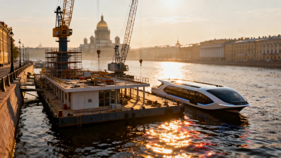 На Мойке появится новый причал напротив Дворцовой площади
