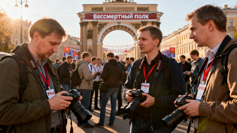 В Петербурге стартовала аккредитация СМИ на «Бессмертный полк»