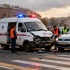 Четыре человека травмированы в аварии с машиной скорой в Петербурге
