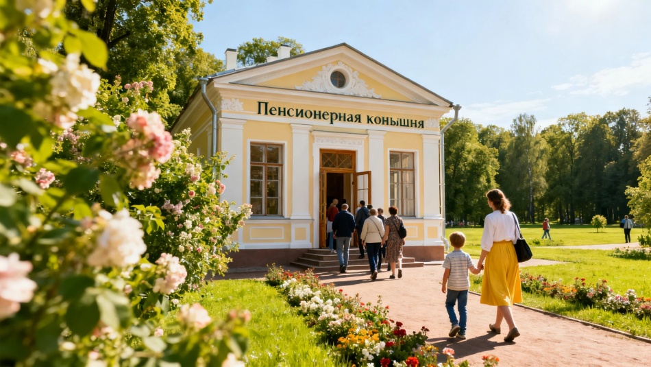 В Царском Селе после реставрации открыли «Пенсионерную конюшню»