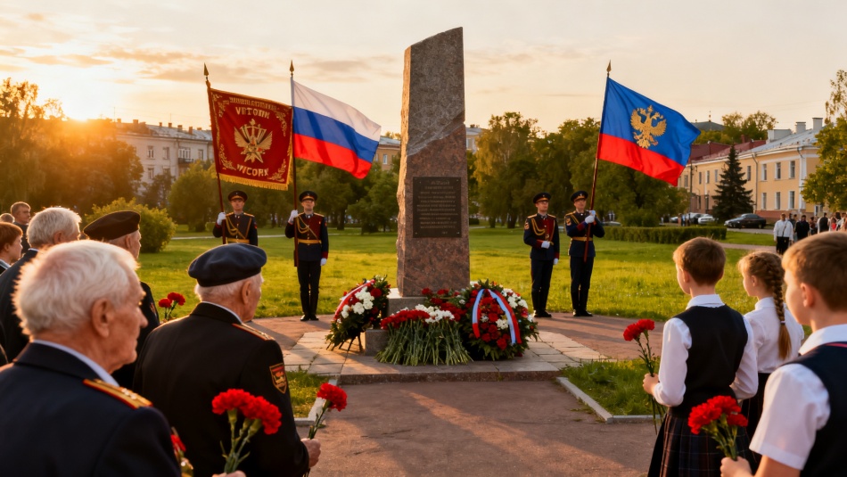 В Солнечном открывают обновленную Стелу памяти героев войны
