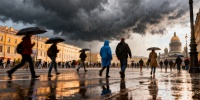 Атмосферный фронт принесет облака и дожди в Петербург и область