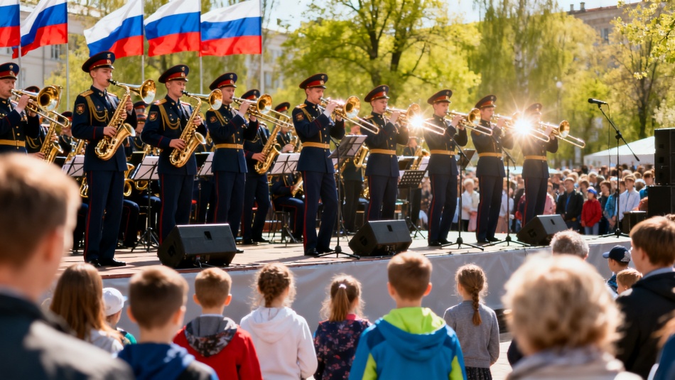 В Сестрорецке прошел третий фестиваль духовых оркестров Майский вальс