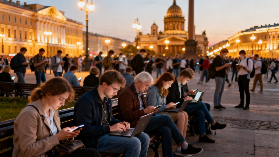 В Петербурге увеличат количество бесплатных Wi-Fi точек для жителей
