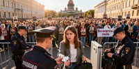 Пауэрбанки и иностранные флаги запретили на Бессмертном полке в Петербурге