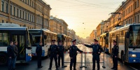 Движение транспорта в центре Петербурга изменится 9 мая из-за парада