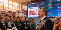 Петербургская биржа рассматривает запуск торгов мясной продукцией