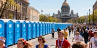В Петербурге к 9 Мая появятся 137 бесплатных биотуалетов для горожан