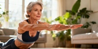 Пять упражнений Pilates для упругих рук после 50 без гантелей и тренажёров
