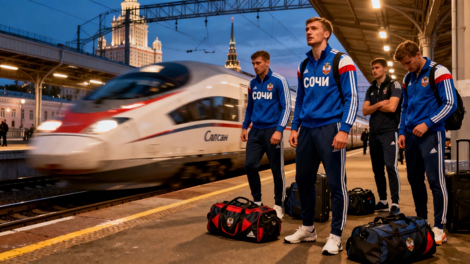 Футболисты «Сочи» потратили 28 часов на дорогу в Петербург